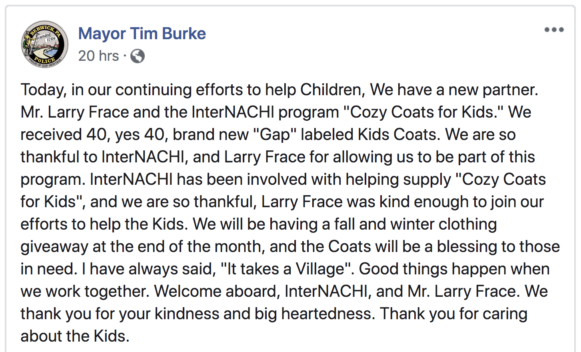 Mayor-Burke-Larry-Frace-Cozy-Coats-for-Kids-Charity